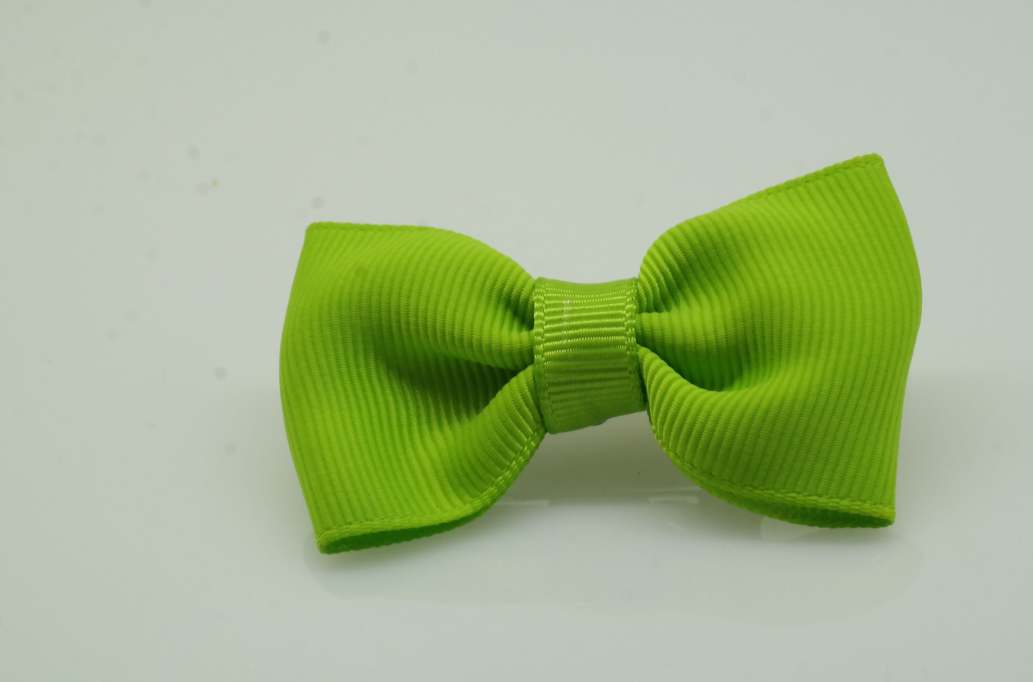 Large bowtique hair Bow with colors  Apple Green